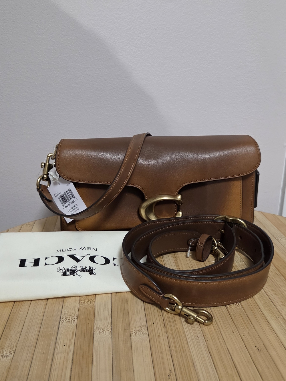 Coach Tabby 26 in Brown Loved Leather (CEW74)